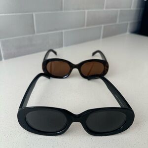 Black and Brown Women's Sunglasses